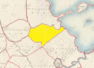 Townland of Tullyvrick highlighted in yellow