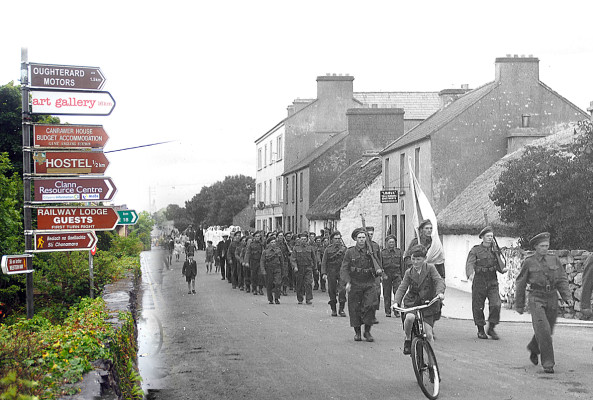 Oughterard then and now
