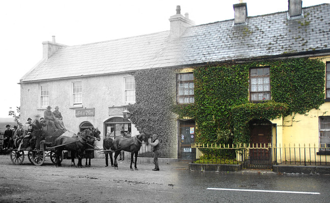 Oughterard then and now